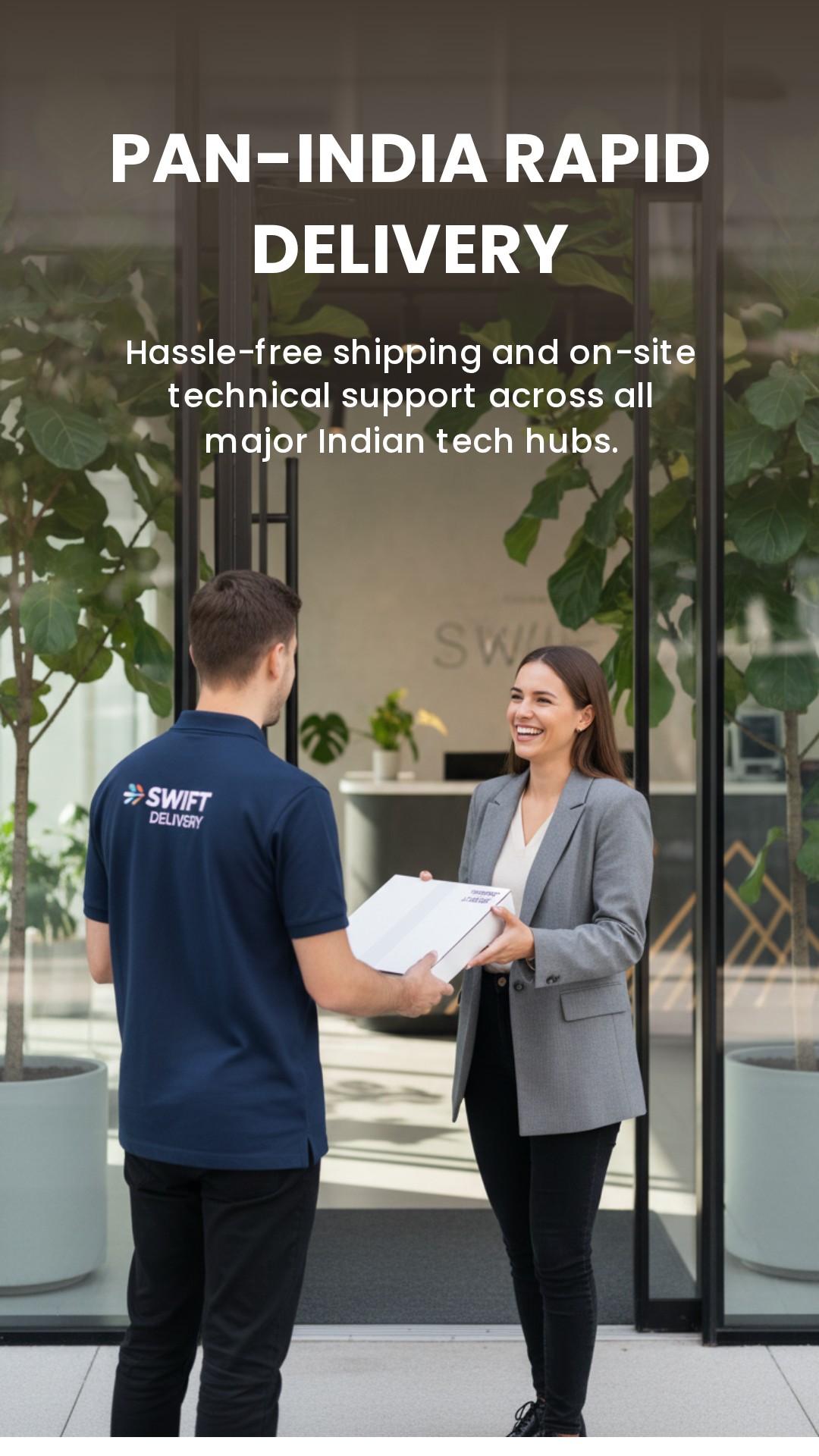 TechLeaf pan-India rapid hardware delivery to client offices