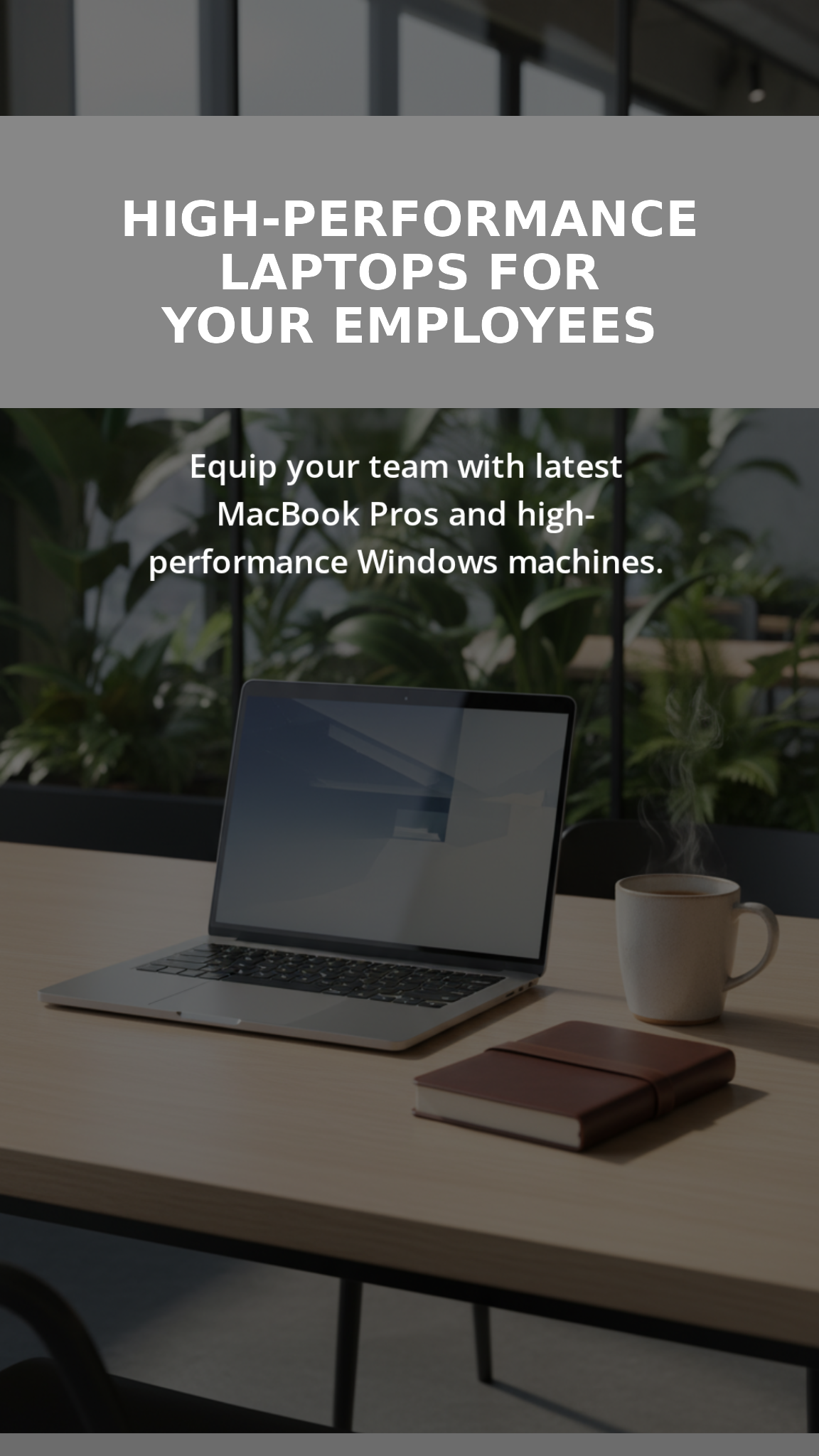 Top-tier developer spec laptops available for rent from TechLeaf Systems